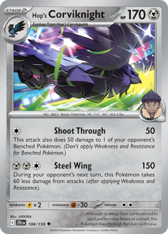 Hop's Corviknight Journey Together 108/159