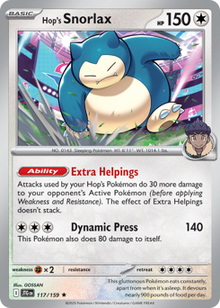 Hop's Snorlax Journey Together 117/159