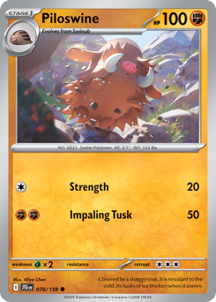 Piloswine Journey Together 078/159