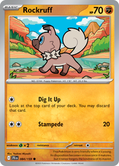 Rockruff Journey Together 084/159