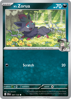 N's Zorua Journey Together 097/159