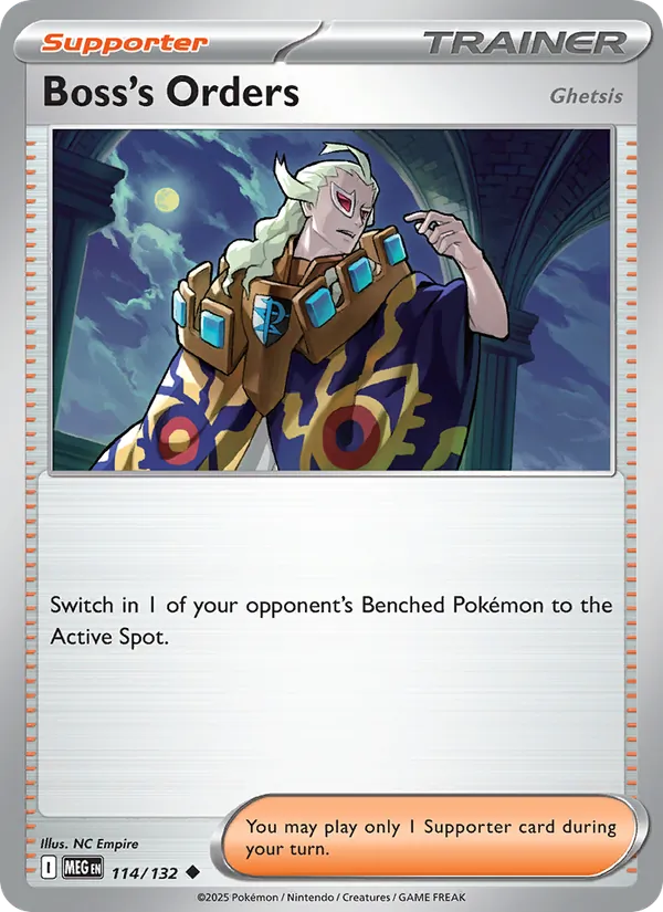 Boss's Orders 114/132 – Mega Evolution Pokémon TCG