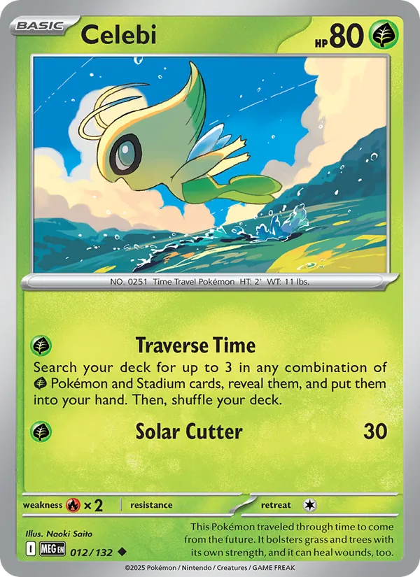 Celebi 012/132 – Mega Evolution Pokémon TCG
