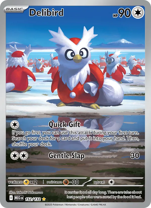 Delibird 152/132 – Mega Evolution Pokémon TCG