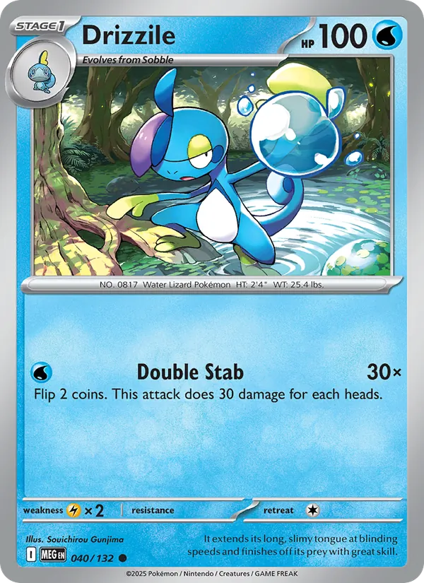 Drizzile 040/132 – Mega Evolution Pokémon TCG