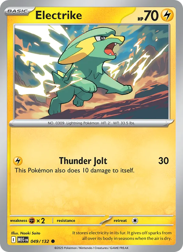 Electrike 049/132 – Mega Evolution Pokémon TCG