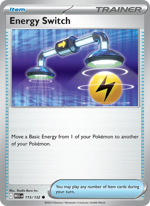 Energy Switch 115/132 – Mega Evolution Pokémon TCG