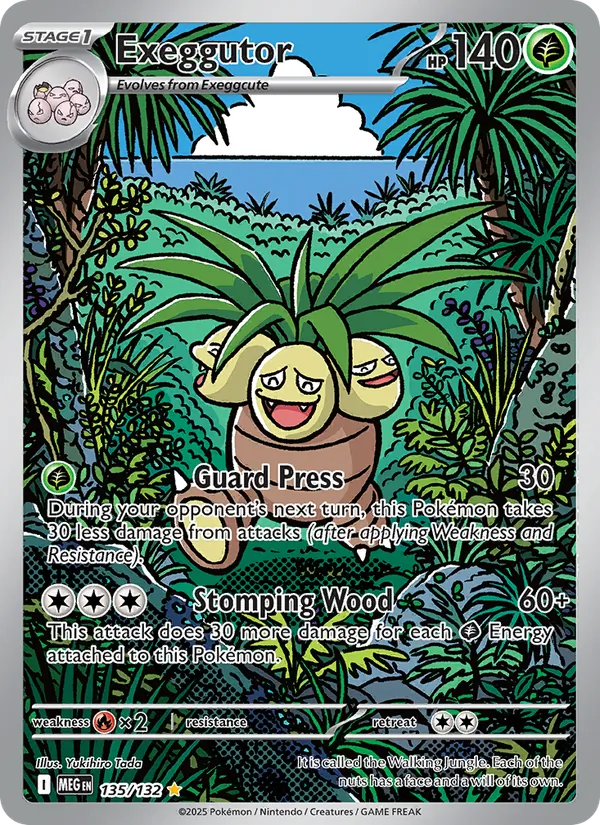 Exeggutor 135/132 – Mega Evolution Pokémon TCG