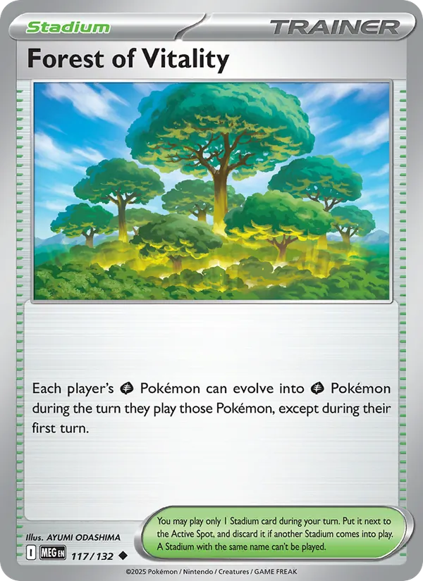 Forest of Vitality 117/132 – Mega Evolution Pokémon TCG
