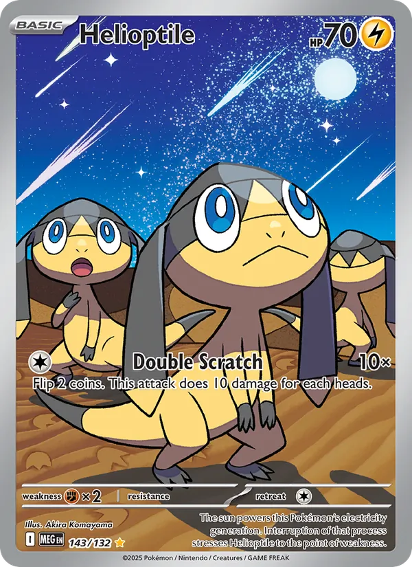 Helioptile 143/132 – Mega Evolution Pokémon TCG