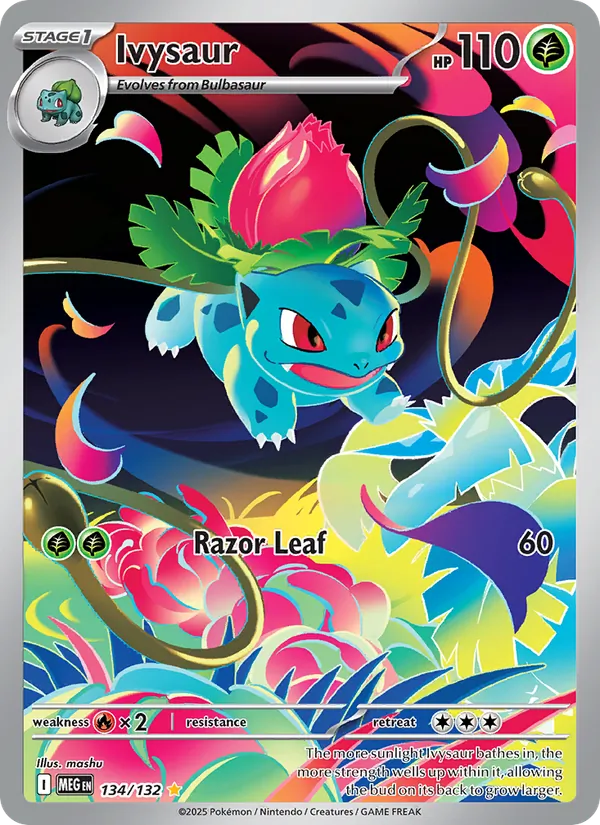 Ivysaur 134/132 – Mega Evolution Pokémon TCG