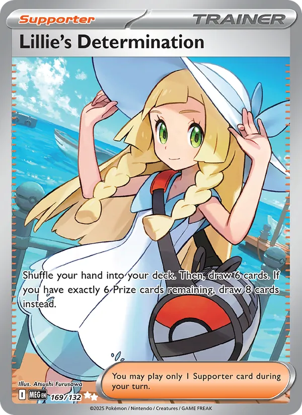 Lillie's Determination 169/132 – Mega Evolution Pokémon TCG