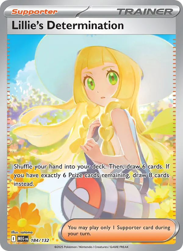 Lillie's Determination 184/132 – Mega Evolution Pokémon TCG