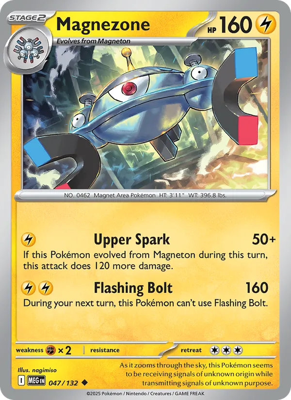 Magnezone 047/132 – Mega Evolution Pokémon TCG