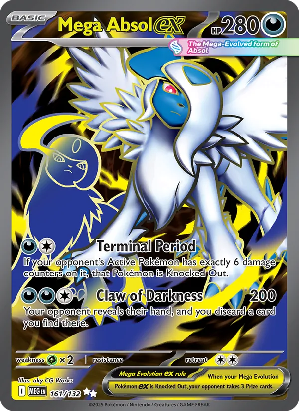 Mega Absol ex 161/132 – Mega Evolution Pokémon TCG