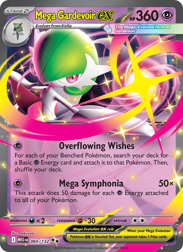 Mega Gardevoir ex 060/132 – Mega Evolution Pokémon TCG