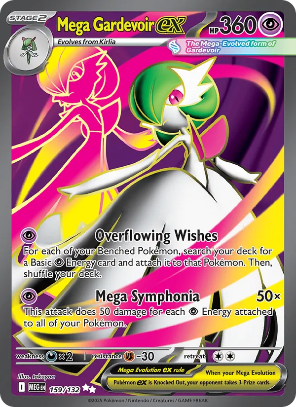 Mega Gardevoir ex 159/132 – Mega Evolution Pokémon TCG