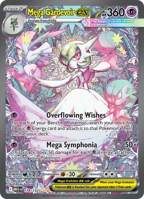 Mega Gardevoir ex 178/132 – Mega Evolution Pokémon TCG