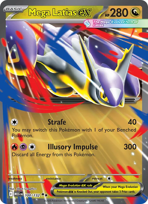 Mega Latias ex 100/132 – Mega Evolution Pokémon TCG