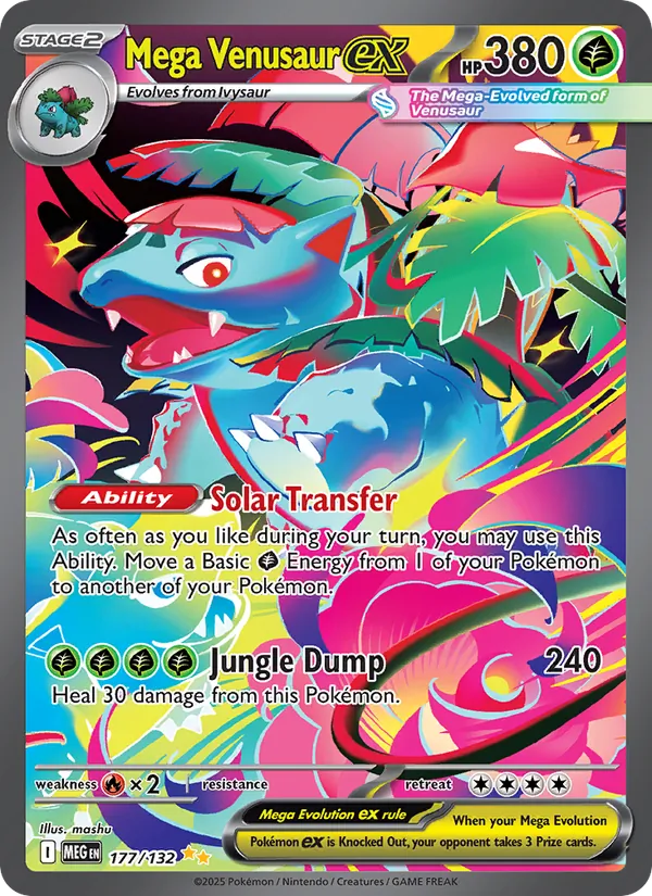 Mega Venusaur ex 177/132 – Mega Evolution Pokémon TCG