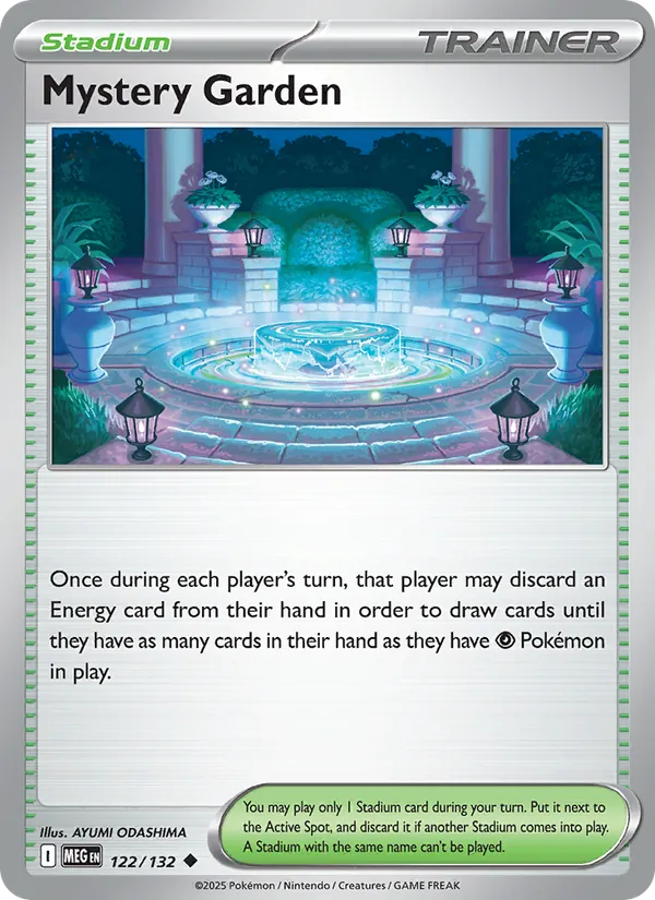 Mystery Garden 122/132 – Mega Evolution Pokémon TCG