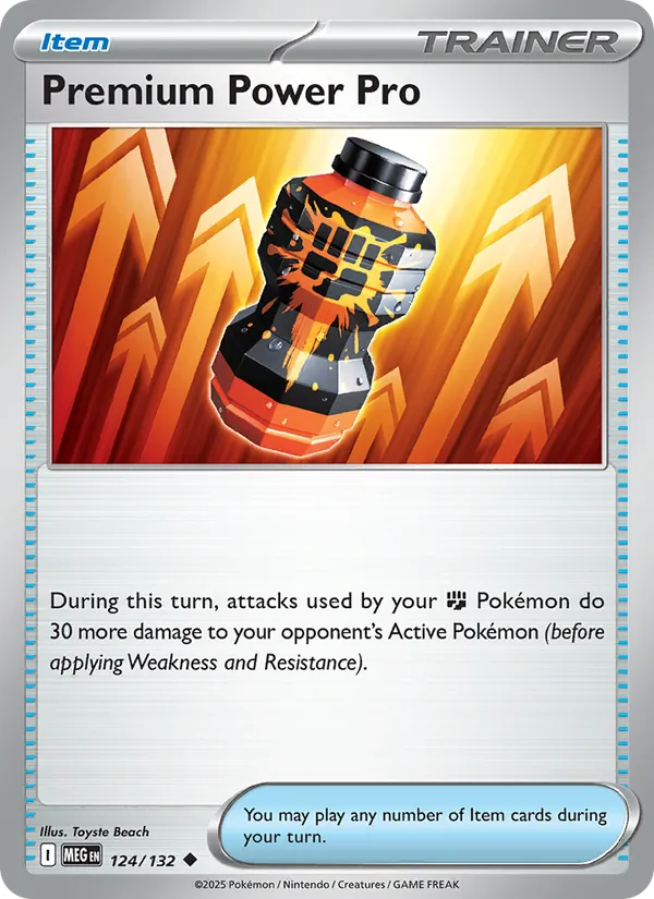 Premium Power Pro 124/132 – Mega Evolution Pokémon TCG