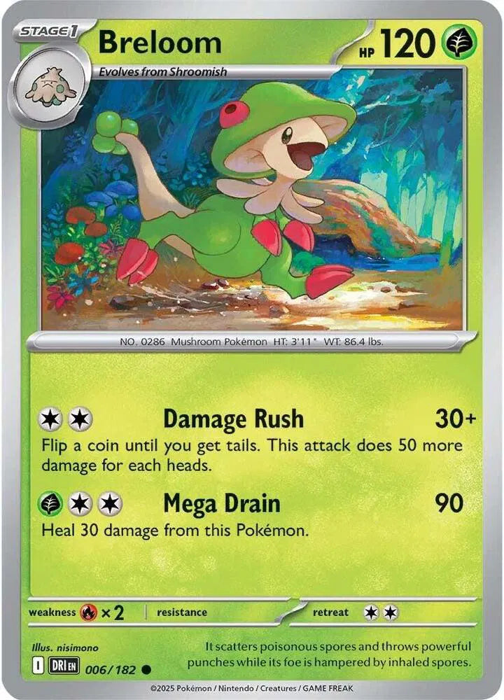Breloom Destined Rivals Common • 006/182
