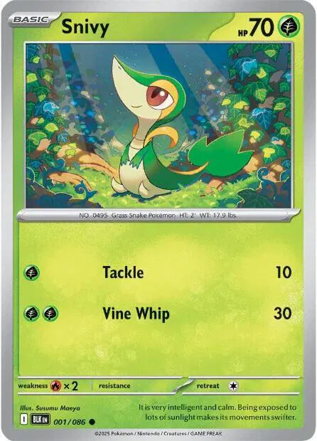 Snivy Black Bolt Common • 001/086