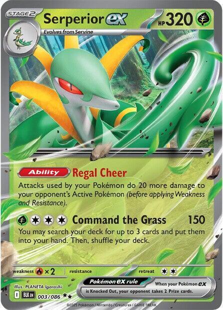 Serperior ex Black Bolt Double Rare • 003/086