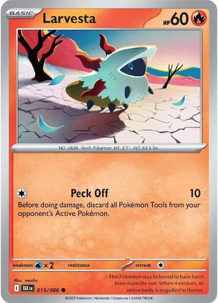 Larvesta Black Bolt Common • 015/086