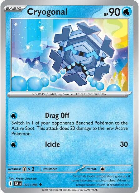 Cryogonal Black Bolt Uncommon • 027/086