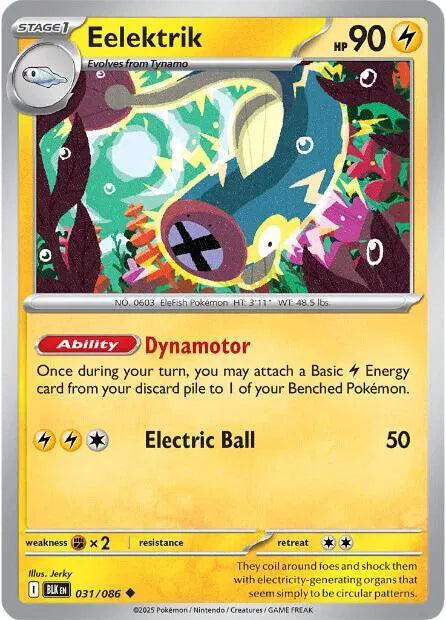 Eelektrik Black Bolt Uncommon • 031/086