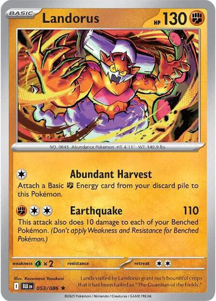 Landorus Black Bolt Rare • 053/086