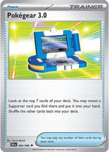 Pokegear 3.0 Black Bolt Uncommon • 084/086