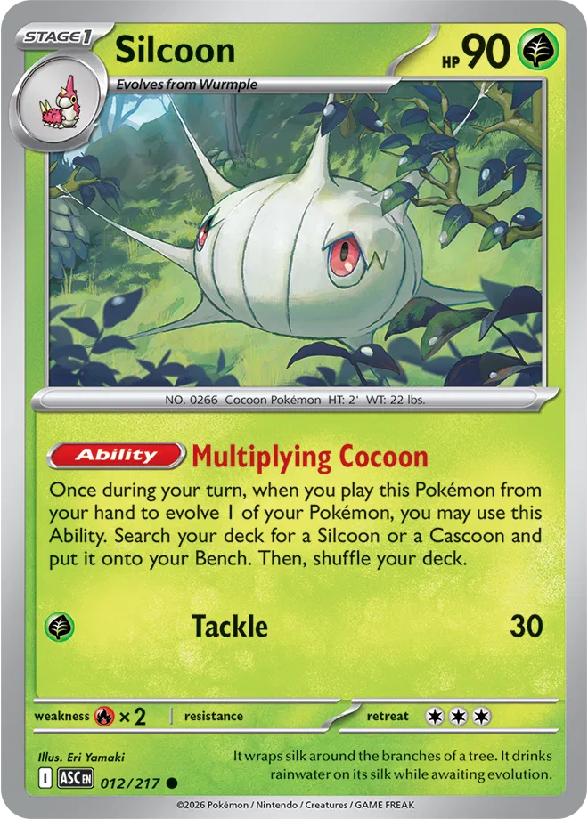 Silcoon Ascended Heroes Common • 012/217