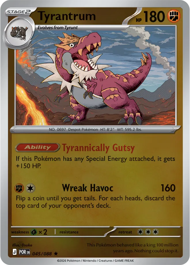 Tyrantrum Perfect Order Rare • 045/088