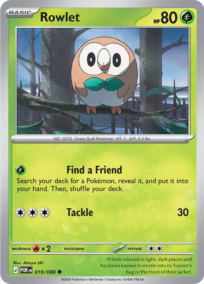 Rowlet Perfect Order Common • 010/088