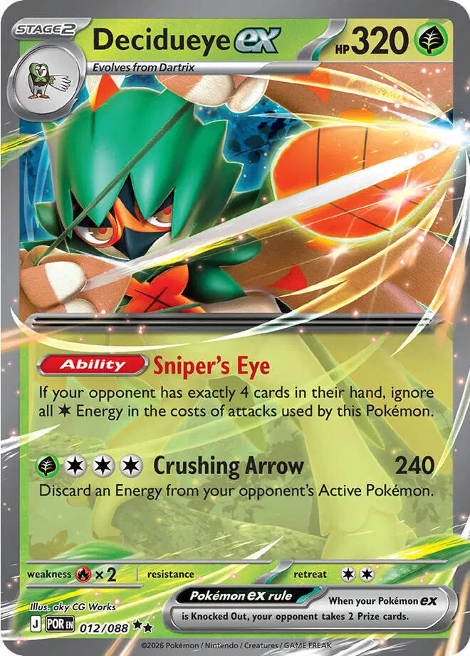 Decidueye ex Perfect Order Double Rare • 012/088