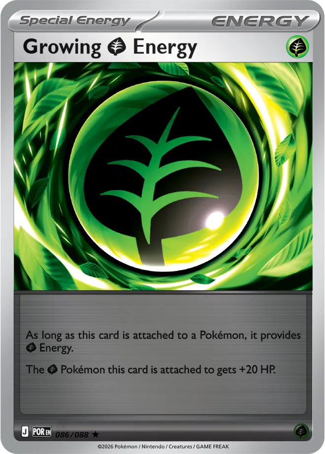 Growing Grass Energy Perfect Order Rare • 086/088