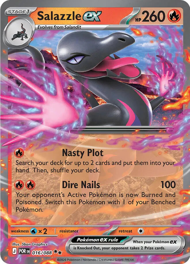 Salazzle ex Perfect Order Double Rare • 016/088