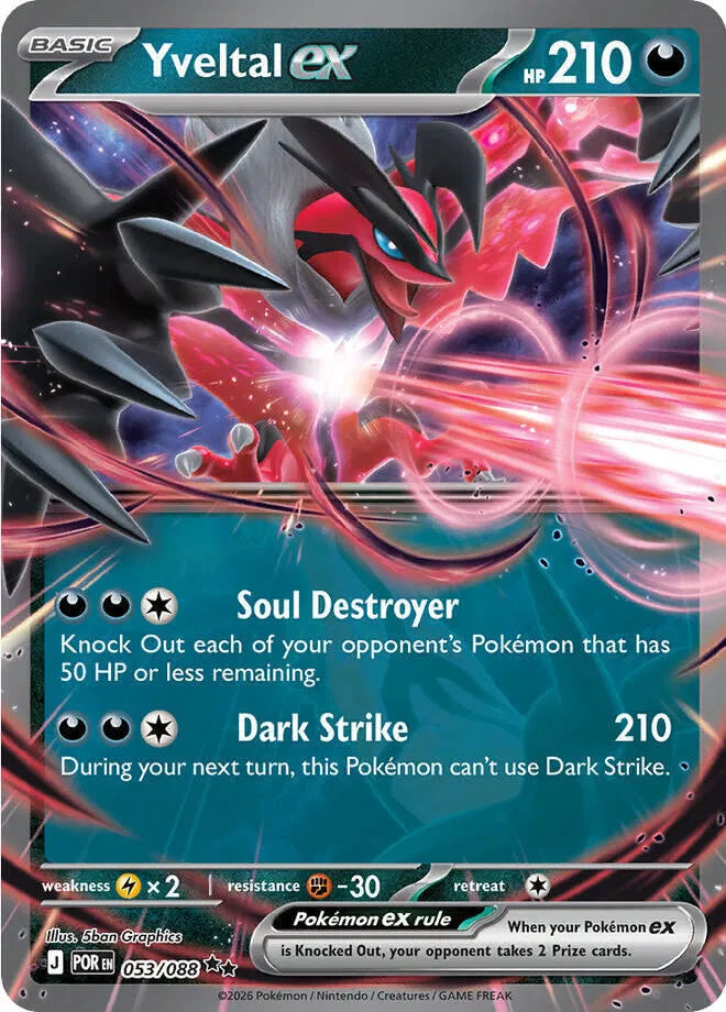 Yveltal ex Perfect Order Double Rare • 053/088