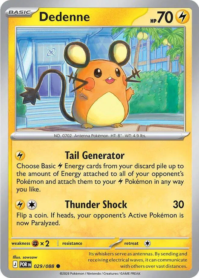Dedenne Perfect Order Common • 029/088