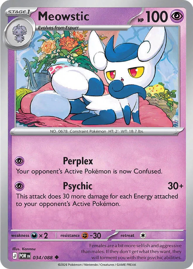 Meowstic Perfect Order Uncommon • 034/088