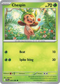 Chespin Chaos Rising Common • 005/086