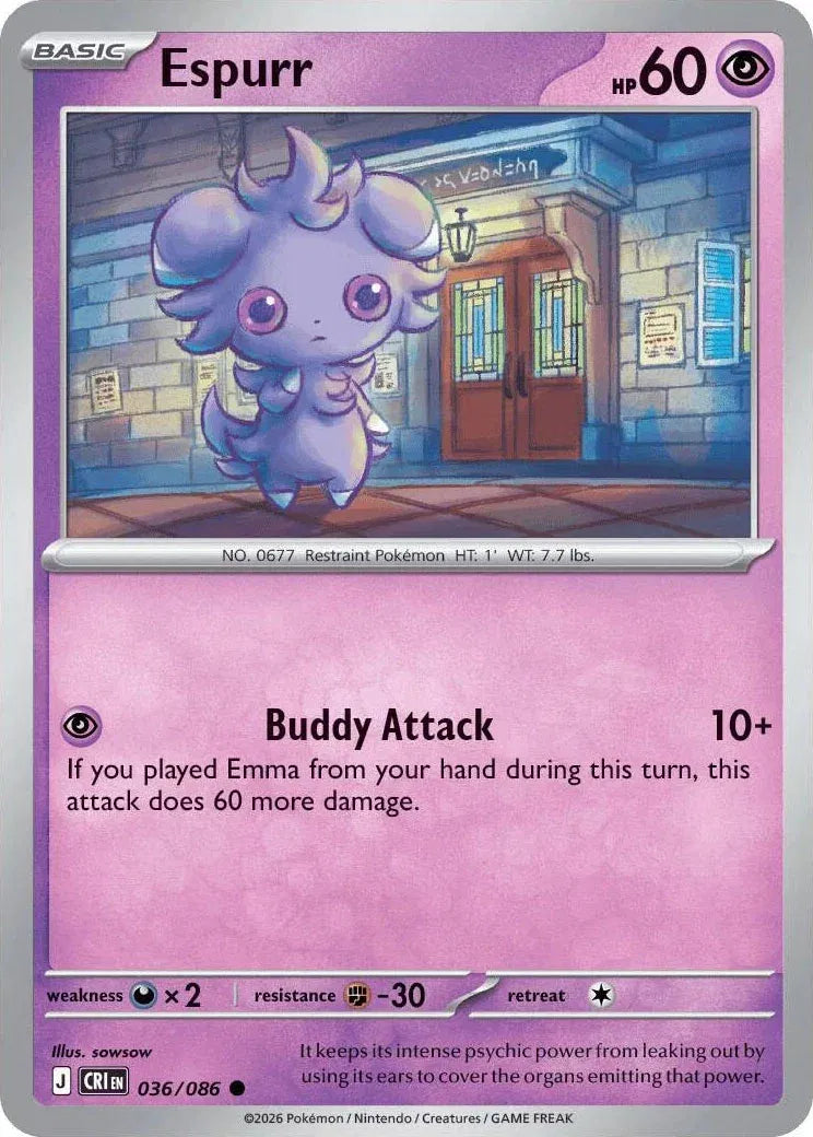 Espurr Chaos Rising Common • 036/086