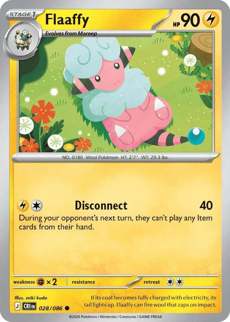 Flaaffy Chaos Rising Common • 028/086