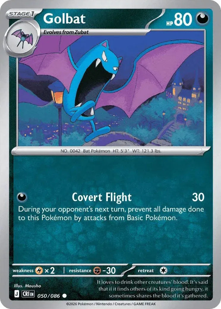 Golbat Chaos Rising Common • 050/086