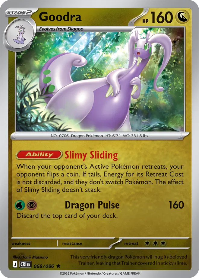 Goodra Chaos Rising Rare • 068/086