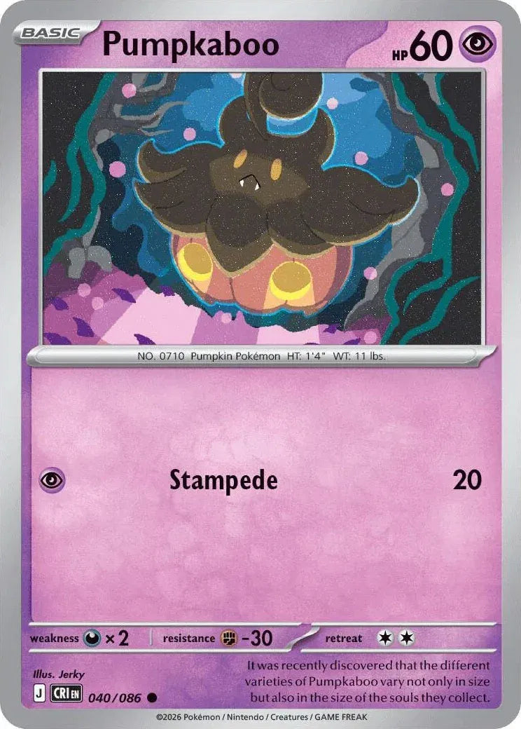 Pumpkaboo Chaos Rising Common • 040/086
