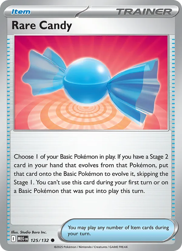 Rare Candy 125/132 – Mega Evolution Pokémon TCG